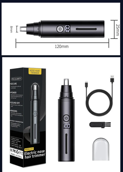 Mini Pocket Nose Hair Trimmer Painless Clipper Nose Ears Hair Eyebrow Waterproof Portable Trimmer For Men Women