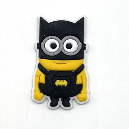 12-36Pcs Minion Cartoon Shoe Charms For Slides Sandals,PVC Shoe Decorations Accessories For Christmas Birthday Gift Party