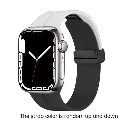 Magnetic Strap For Apple watch ultra band 49mm 45 mm Silicone Bracelet iWatch Series 7 8 se 6 5 3 44mm 45mm 40mm 41mm 42mm 38mm