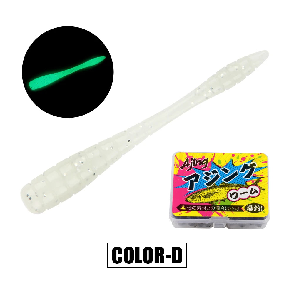 Spinpoler 4.8cm Ajing Soft Fishing Lure Mini Plastic Bait Tpr Rockfishing Stream River Sea Smaller Predators Drop Shot Tackle