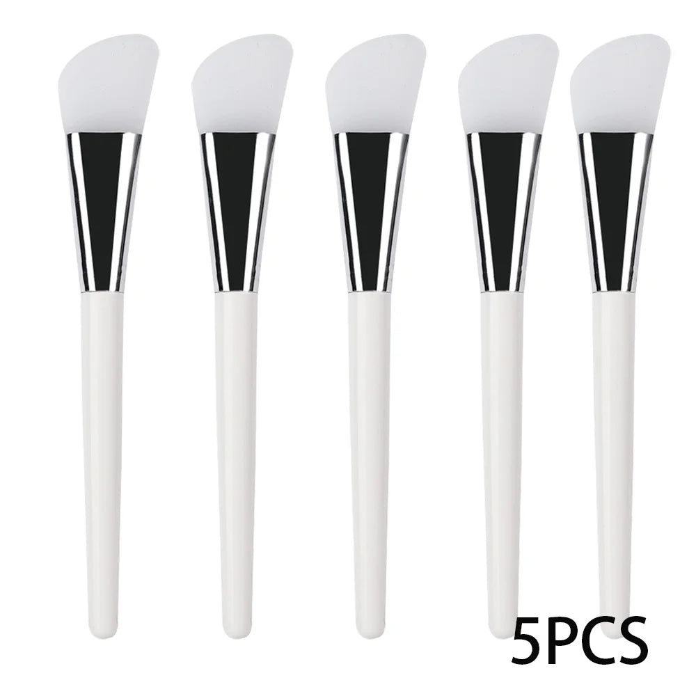 3/4PCS Silicone Face Mask Brush Application Tool Soft Silicone For Facial Mud Clay Mask Reusable Face Mask Spatula Beauty Tools