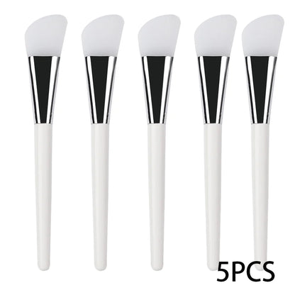 3/4PCS Silicone Face Mask Brush Application Tool Soft Silicone For Facial Mud Clay Mask Reusable Face Mask Spatula Beauty Tools