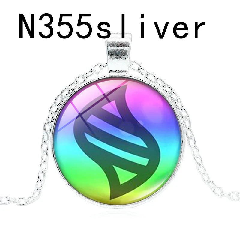 Anime Mega Stone Poke Necklace Glass Dome Cabochon Pendant Jewelry Choker Necklaces for Women Gift