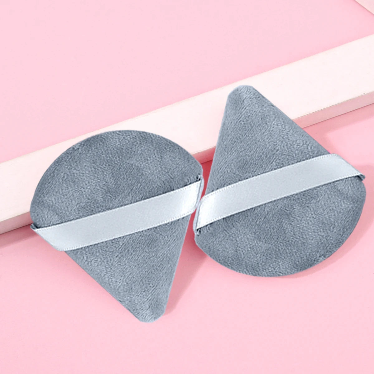 2Pcs/100Pcs  Triangle Powder Puff For Loose Powder Liquid Cosmetic Soft Plush Powder Puff Makeup Foundation Puff Makeup Tool
