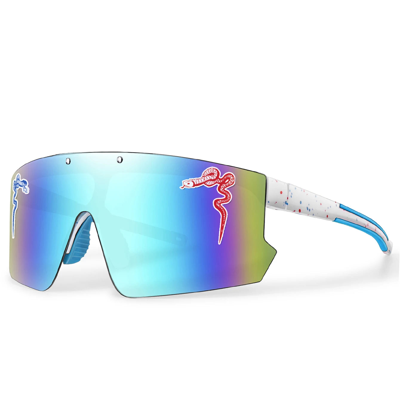 Fashion Shades Windproof Sports Flip On Eyewear UV400 MTB Goggles for Outdoor Cycling Running Unisex Party Sunglasses