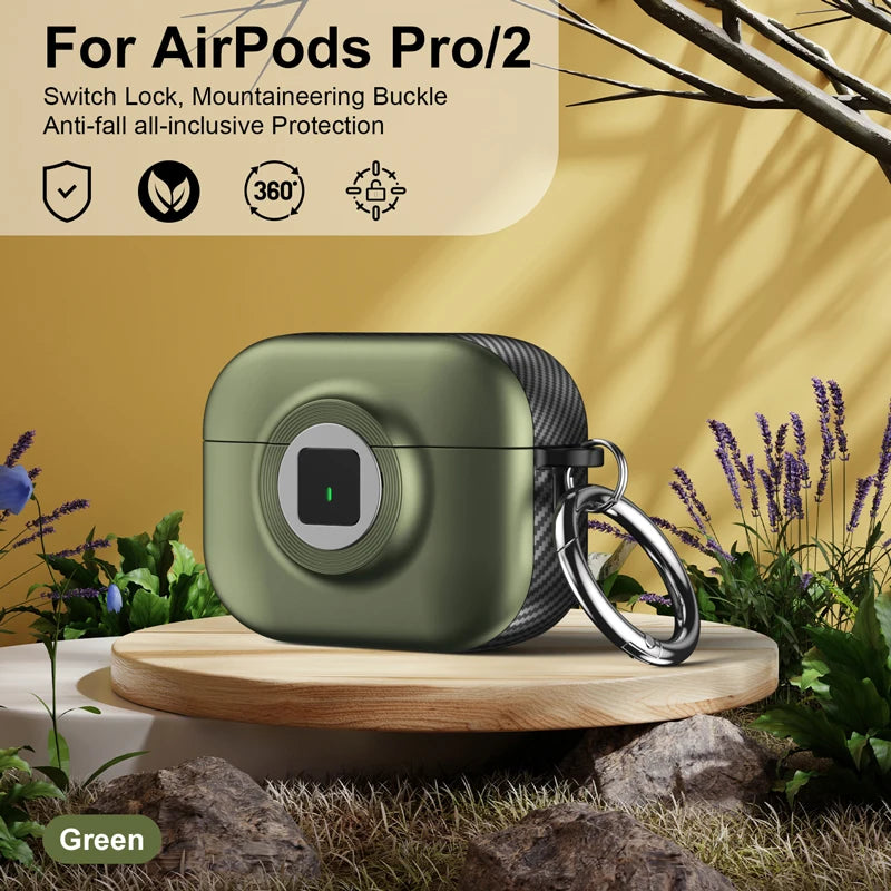 Magnetic Headphone Case for Airpods 4 pro 3 2 1 with Secure Lock Wireless Charging Compatible with Camera Series
