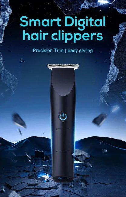 New Electric Hair Clipper Hair Trimmer for Men Body Groomer & Pubic Waterproof Hair Trimmer Replaceable Ceramic Blade 2026