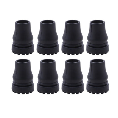 16-22mm Antiskid Walking Stick Crutch Cane Bottom Pads Cover Protector Climbing Hiking Trekking Pole Tip