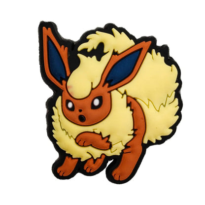 Random 10/20/30/50pcs Pokemon Cartoon Shoe Charms for Kids Sandals Classic Shoe Accessories Decoration Pins Party Birthday Gifts