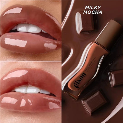 Gisou New Autumn Winter Limited Edition Long-lasting Moisturizing Lip Oil Gloss Care Lips Plumping Exfoliating Milky Mocha Gloss
