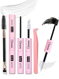 with brush