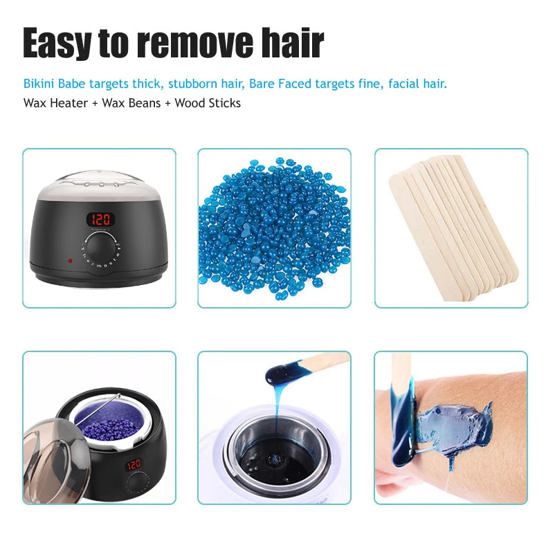 500ml Big Size Wax Heater Machine for Hair Removal Wax Beans Warmer with Digital Display Screen Depilatory Wax-melting Pot