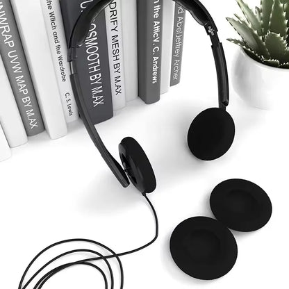 10pcs 18mm 35mm 45mm 50mm 55mm 60mm Headphones Replacement Memory Foam Ear Pads Sponge Cushion Covers Earphone Protective Sleeve