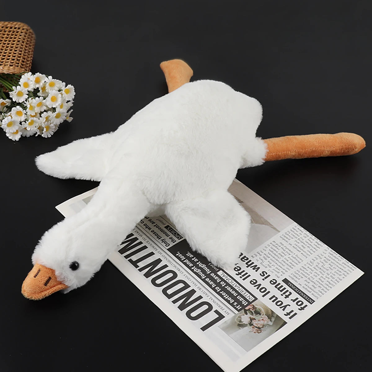 50cm Goose Plush Toy Soft Stuffed Animal Couch Pillow Bed Decor Gift for Kids Girls Women Birthday