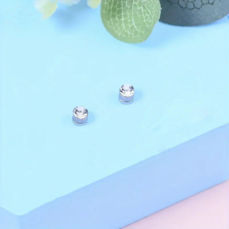 2-Piece Magnetic Faux Nose Studs, Personalized Punk Style, Fashion Women's Nose Jewelry Set, No Piercing Required, Vintage Style