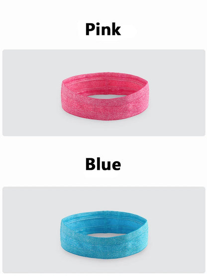 1pcs Sweatband Moisture-Wicking Breathable Men Women Sports Elastic Headband for Fitness gym Running  basketball
