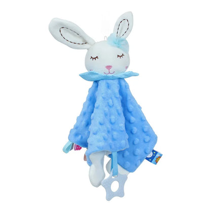 New Soft Appease Towel Baby Rattle Animals Toys Soothe Reassure Sleeping Blankie Towel Lathe Hanging Educational Toddler Toys