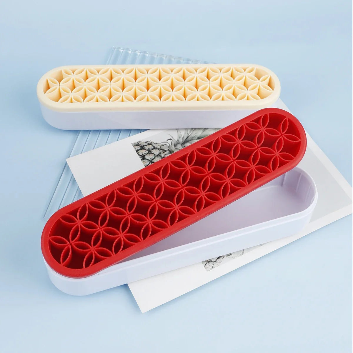 Silicon Nail Brush Makeup Brush Display Stand Rack Storage Case Brush Drying Shelf Brush Holder Make UP Holder Organizer