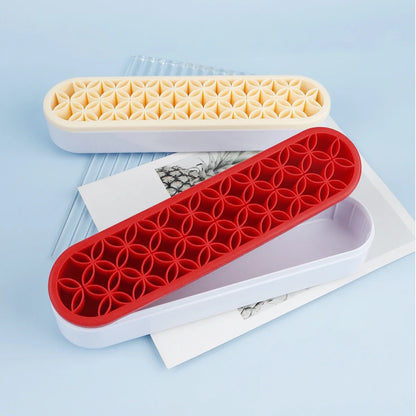 Silicon Nail Brush Makeup Brush Display Stand Rack Storage Case Brush Drying Shelf Brush Holder Make UP Holder Organizer