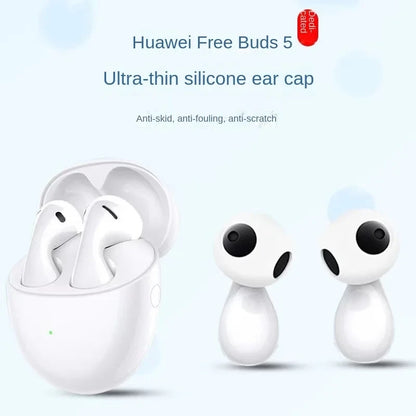 Silicone Eartips for Huawei FreeBuds 5 Earphone Cover Anti Drop EarPlug Cover Half In Ear Sport Noise Reduction Ear Cap