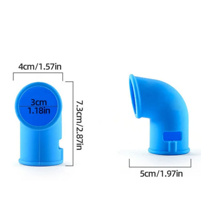 1pc Pressure Cooker Silicone Exhaust Pipe Pressure Cooker Silicone Steam Release Valve Pressure Cooker Exhaust Valve Diverte