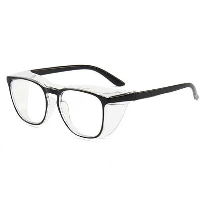 SEAMETAL Anti Blue Light Glasses Lightweight PC Frames Square Clear Lens Glasses Anti Pollen Safety Goggles Eyewear Accessories
