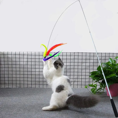 Hot Cat Toys Wand Refills Interactive Cat Toy Replacement Worm Cat Worms Refill Attachments Cat Toy Worms Refills for Cat Wand