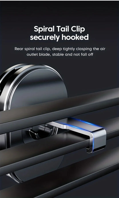 New Gravity Car Phone Holder - Strong Air Vent Clip Mount Adjustable Mobile Cell Stand for Hands-Free Driving
