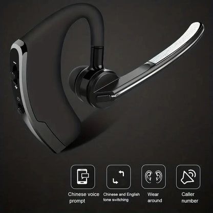 V8 Bluetooth Earphone Wireless Stereo HD Headphones V9 Bluetooth Hands In Car Kit With Mic For iPhone Samsung Huawei Phone