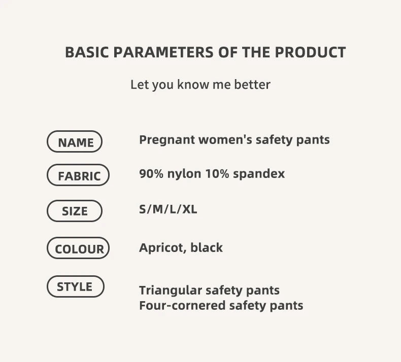 Seamless Panties for Women Boxer Safety Pants Comfort Pregnant Clothes Soft Breathable Maternity Underwear Plus Size Panties