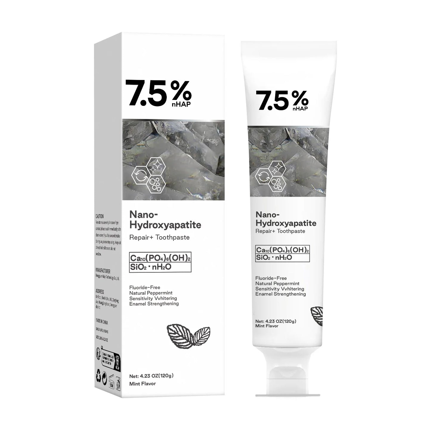 Nano Hydroxyapatite Toothpaste Remover Coffee Tea Stain Improve Bad Breath Prevent Caries Teeth Whitening Toothpaste Products