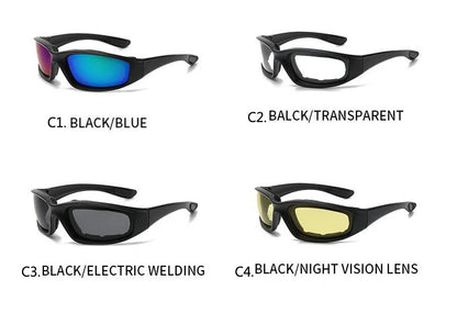 Outdoor Cycling Glasses, Eye Protection, Skiing Glasses, Cs Tactical Sunglasses, Sports Sponge Sunglasses Effectively Block 1pc