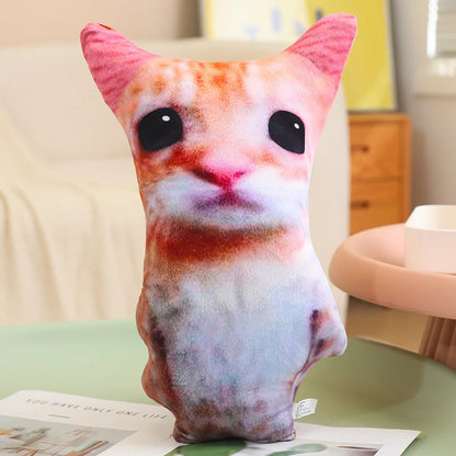 Cute El Gato Wowwow Cat Doll Plush Toy Simulation Stuffed Animal Collectible for Kids Birthday Or Holiday Gift