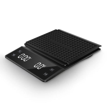 3kg/0.1g Coffee Scale with Timer Kitchen Tools Digital Multifunction Weighing Scale Pour Over Drip Espresso Scale LCD Display