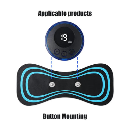 Neck Massager Gel Pads Trainer Hip Exerciser Replacement Slimming Tens Body Massager Patch Muscle Stimulator Sticker Gels