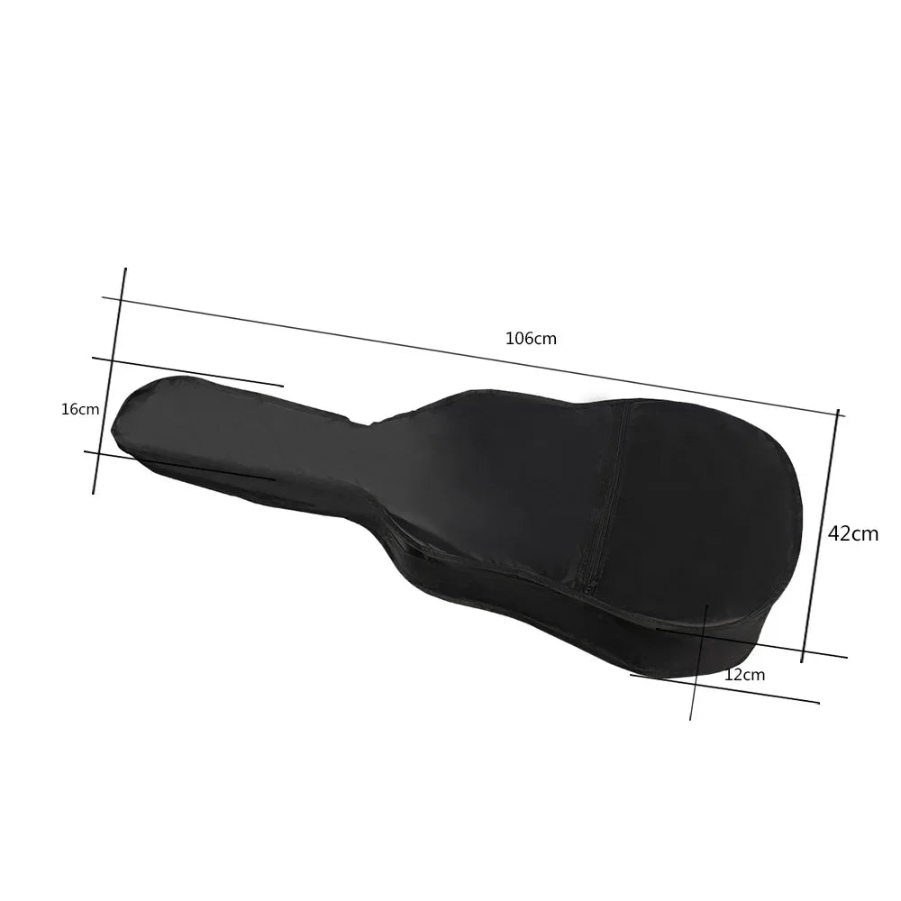 SLADE Portable 38/41 Inch Classical Acoustic Guitar Carry Bag Soft Case with Shoulder Strap Backpack Guitar Parts & Accessories