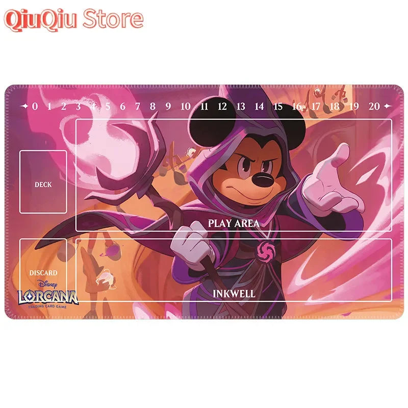 60x35x0.2Cm Cartoon Anime Lorcana Card Battle Single Tcg Game Mat Game Table Mat Card Mat Collection Toys Gift