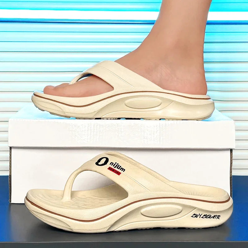 Men's Slippers Flip Flops Outdoor Indoor Comfortable Soft Slides Casual Shoes Men Beach Sandals Outdoor Men Women Home Slippers