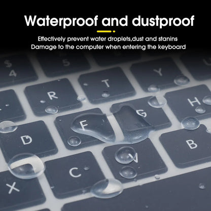 Universal Keyboard Protector Cover Skin for Laptop Notebook 13"-17" inch Silicone Waterproof Dustproof Keyboard Protector Skin