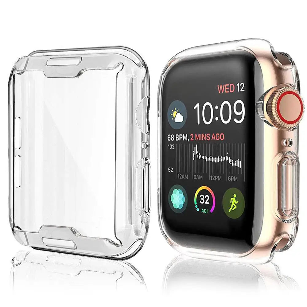 Screen Protector For Apple Watch Ultra 9 8 7 6 SE 5 4 3 2 Case bumper Cover for iwatch series 49mm 45mm 41mm 44mm 40mm 42mm 38mm