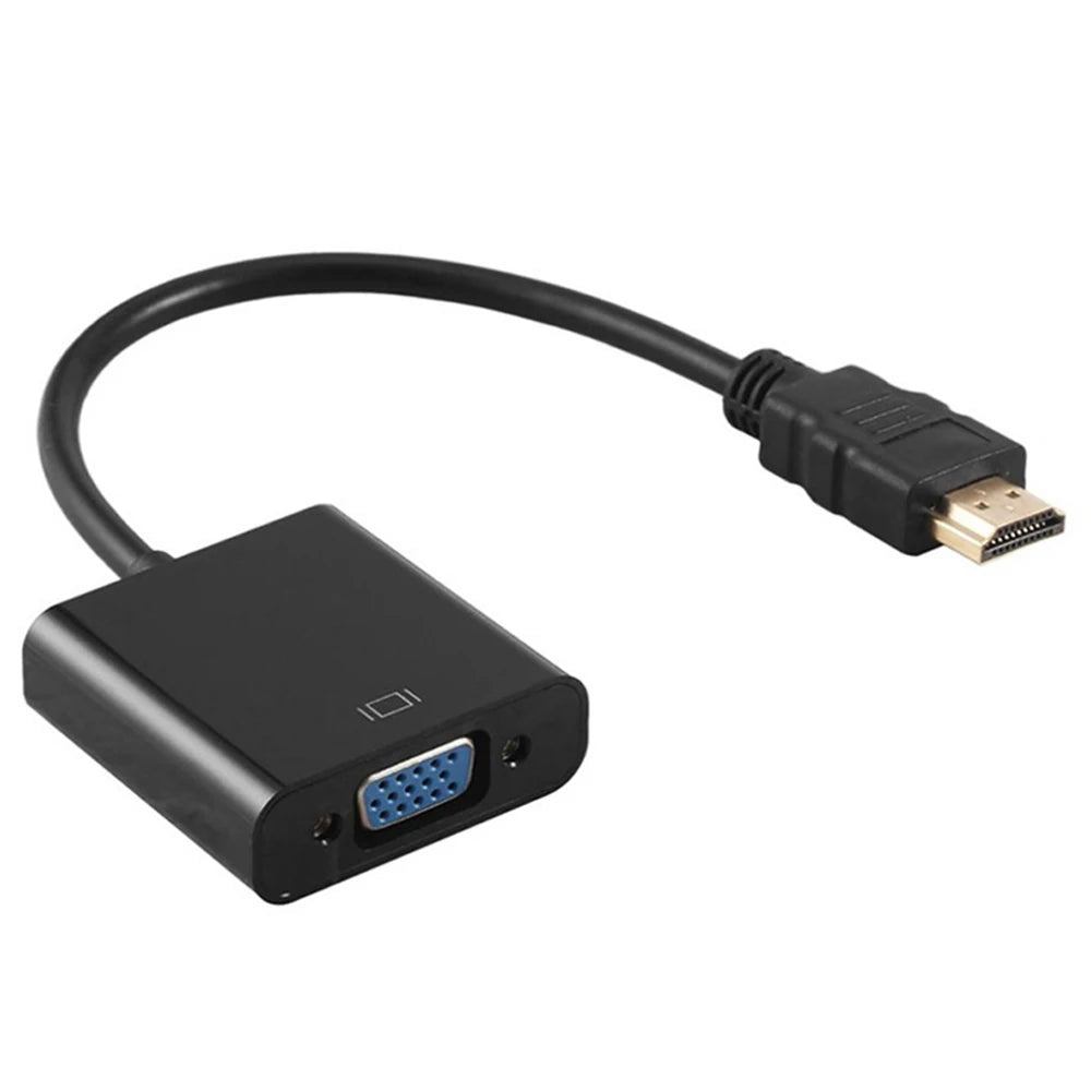HDMI-compatible to VGA Adapter Digital Analog HDMI-compatible Male To Famale VGA Cable Converter For PC Laptop Tablet HDTV