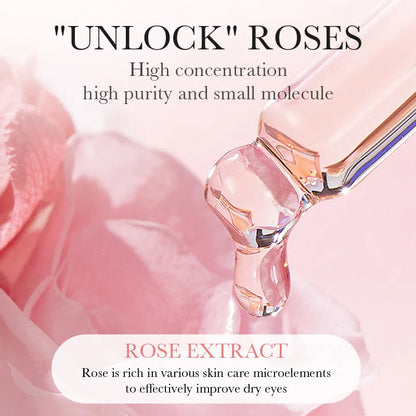 BIOAQUA Rose Hyaluronic Acid Travel Size Eye Mask Anti Wrinkle Dark Circles Eye Patches Moisturizing Firming Skin Care