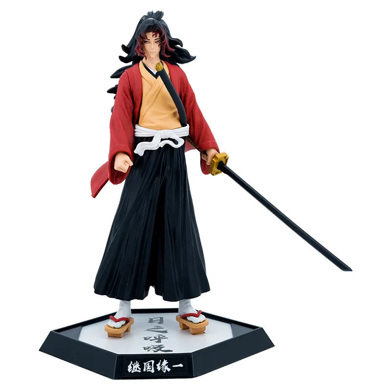 Anime Demon Slayer Figure Kamado Tanjirou Nezuko Action Figure PVC Model Toys Zenitsu Figurine Inosuke Kimetsu Yaiba Figura Gift