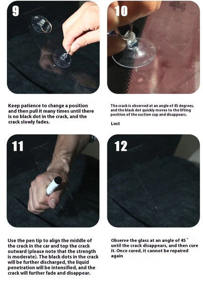 ISGTDRM Car Windshield Cracked Repair DIY Car Window Phone Screen Repair Kit Glass Curing Glue Auto Glass Scratch Crack Restore