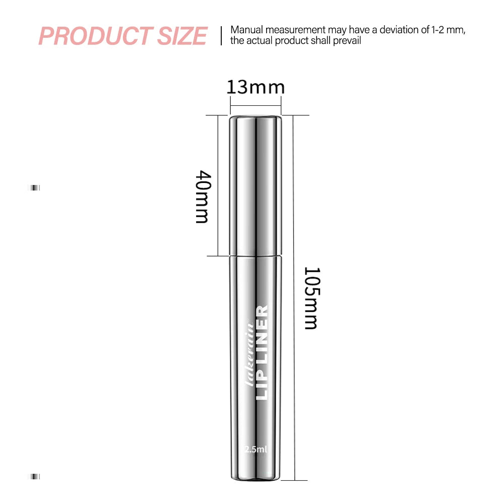 4 Colors Peel Off Lip Liner Waterproof Transfer-proof Lipstic Tattoo Waterproof Long Lasting Matte Velvet Lip Tint Sexy Red Cont