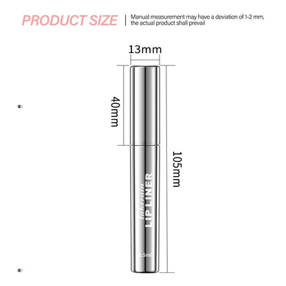 4 Colors Peel Off Lip Liner Waterproof Transfer-proof Lipstic Tattoo Waterproof Long Lasting Matte Velvet Lip Tint Sexy Red Cont