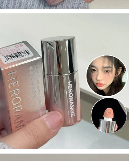 Korean Liquid Powder Blusher Natural Enhancement Color Low Saturation Matte Multi-purpose Powder Blusher Liquid Water Gloss