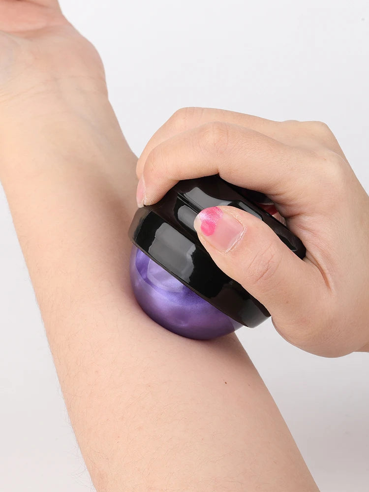 Mini Manual Therapy Body Massager Ball 360 Degree Spin Design Self Massage Tool for Back Shoulders Foot Massage