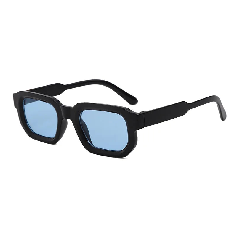 New Retro Rectangular Frame Sunglasses - Fashionable Retro Sunglasses With Uv400 Protection3007