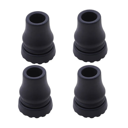 16-22mm Antiskid Walking Stick Crutch Cane Bottom Pads Cover Protector Climbing Hiking Trekking Pole Tip